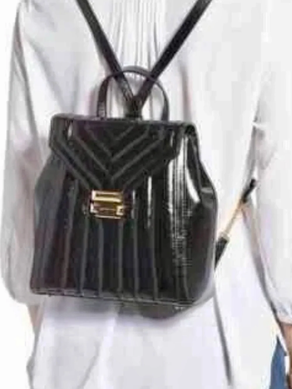 Michael Kors Whitney medium, quilted leather backpack